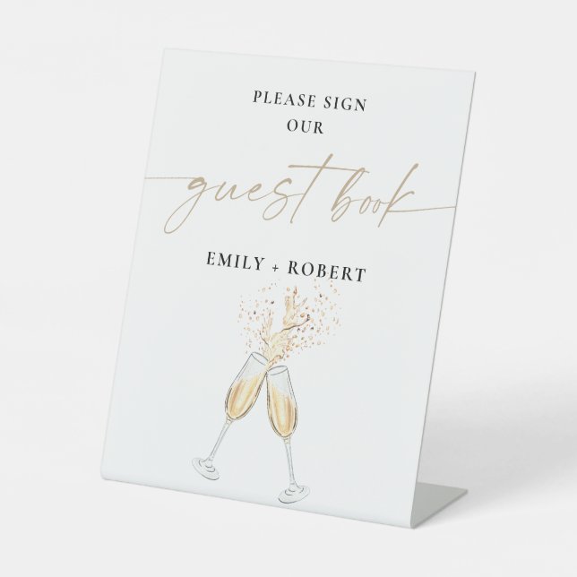 Minimalist Guest Book Sign (Front)