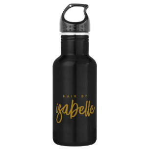 Minimalist Hair Stylist Gold  Brush Script Black 532 Ml Water Bottle