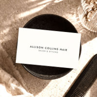 Minimalist Hair Stylist Salon Modern