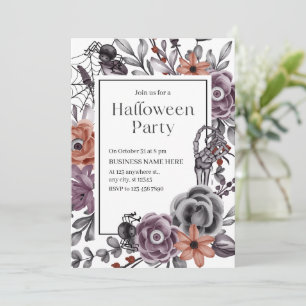 Minimalist Halloween Invitation For Business Party