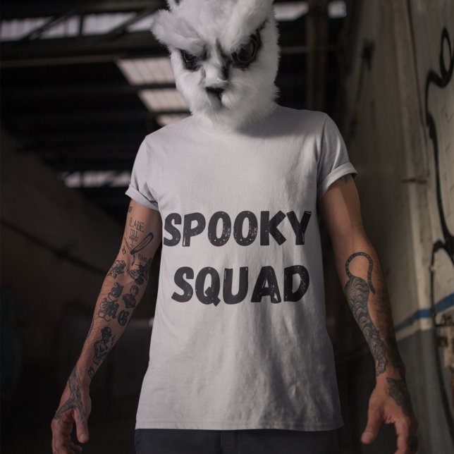 Minimalist Halloween Spooky Crew T-Shirt (Creator Uploaded)