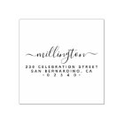 Minimalist Hand-written Family Name Return Address