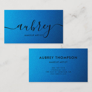 Minimalist Handwritten Calligraphy   Custom Business Card
