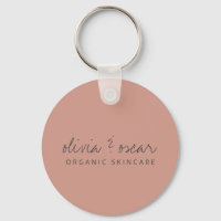 Minimalist Handwritten Script Dusty Rose Business