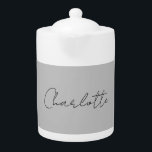 Minimalist Handwritten Script Name Grey<br><div class="desc">This product was very good and I love how easy it is for customise design. The design was very simple so I'm very pleased when I create.</div>