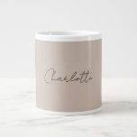 Minimalist Handwritten Script Name Modern Personal Large Coffee Mug<br><div class="desc">This product was very good and I love how easy it is for customise design. The design was very simple so I'm very pleased when I create.</div>