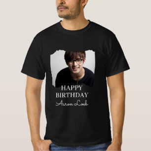 Minimalist Happy Birthday T-Shirt