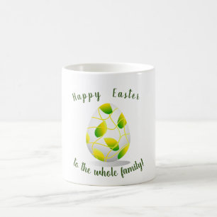 Minimalist Happy Easter pretty cartoon Coffee Mug