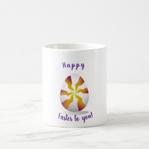 Minimalist Happy Easter to you Romantic Coffee Mug