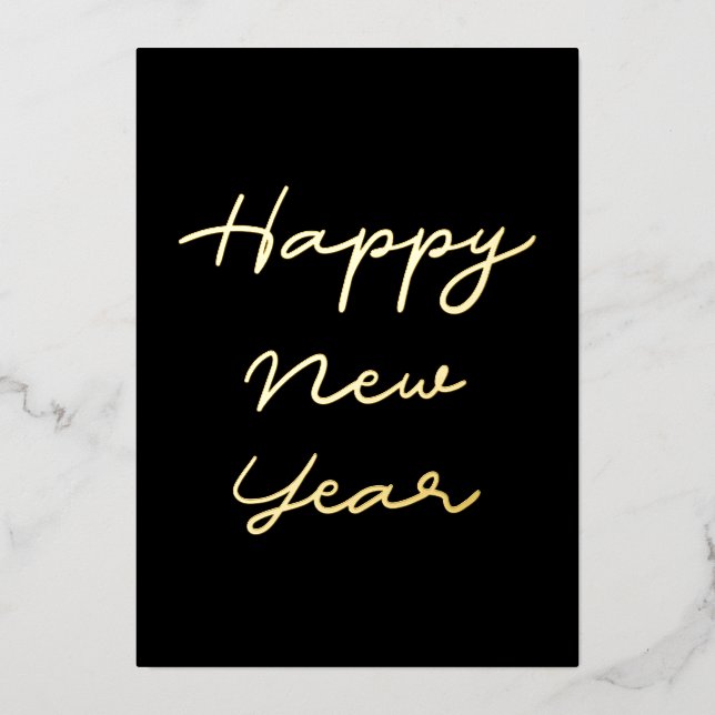 Minimalist Happy New Year (Front)