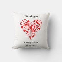 Minimalist Heart Wedding Thank You – Custom