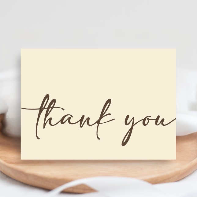 Minimalist Hello Baby Baby Shower Thank You Card (Minimalist Hello Baby Shower Thank you Card)