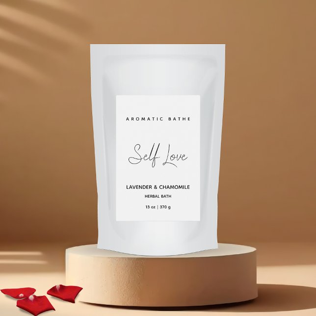 Minimalist Herbal Bath Label (Creator Uploaded)