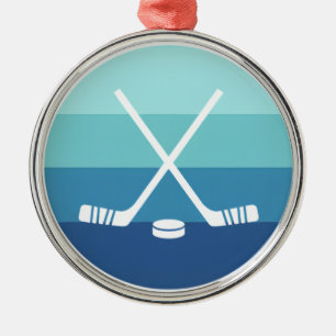 Minimalist Hockey Sticks Metal Tree Decoration