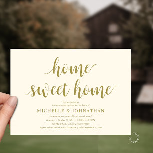 Minimalist Home Sweet Home Housewarming Party Invitation