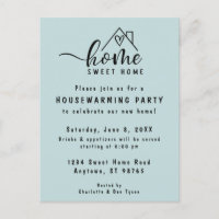 Minimalist Home Sweet Home Housewarming