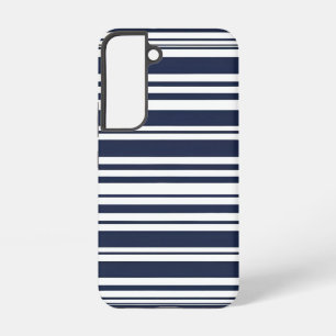 Minimalist Horizontal Nautical Stripes Samsung Galaxy Case