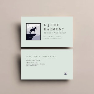 Minimalist Horse Business Card
