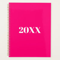 Minimalist hot pink modern typography custom