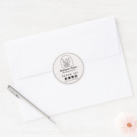 Minimalist House Cleaning Home Services Logo Pink