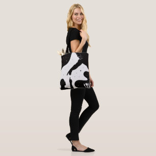 Minimalist Human Connecting to God & the Universe Tote Bag