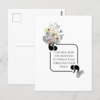 Minimalist Inner PEACE Illustrated quote