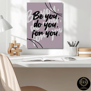 Minimalist Inspirational Quote Poster Print 