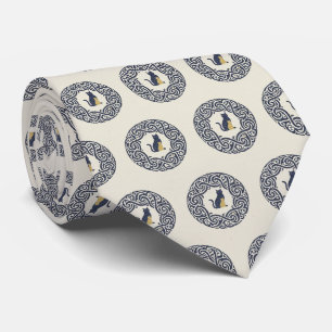 Minimalist Japanese Geometric Patterns Tie