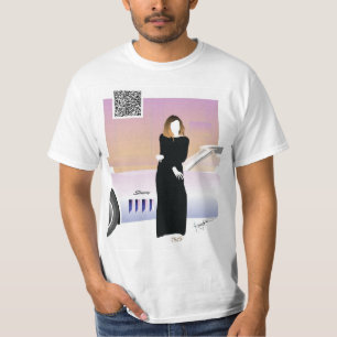Minimalist Joan Didion with Classic Sting Ray  T-Shirt