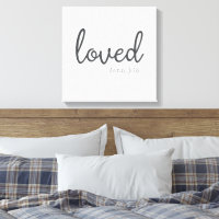 Minimalist John 3:16 loved