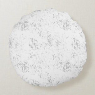 Minimalist Kid's Birthday Pattern Round Cushion