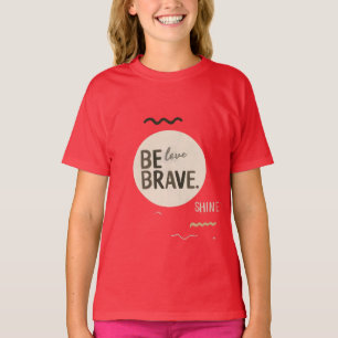 Minimalist Kids T-Shirt Inspirational Neutral Gr