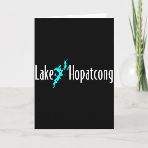 Minimalist Lake Hopatcong - New Jersey Card