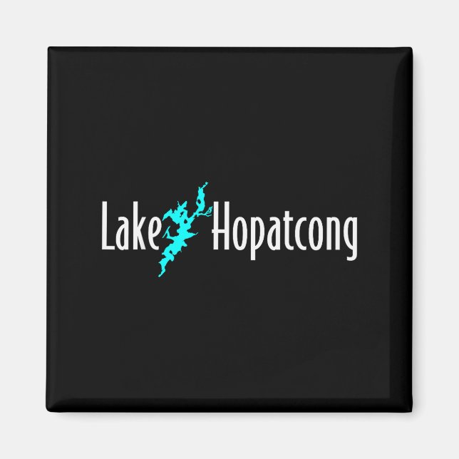 Minimalist Lake Hopatcong - New Jersey  Magnet (Front)