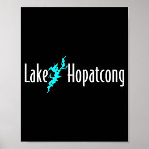 Minimalist Lake Hopatcong - New Jersey Poster