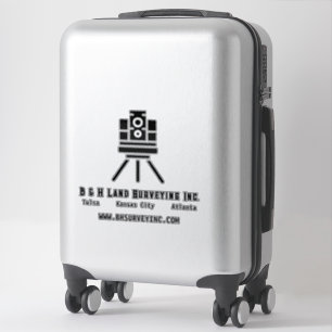 Minimalist Land Surveyor Business Decal