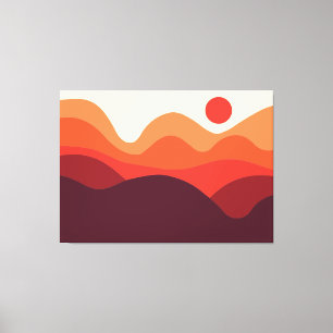 Minimalist Landscape 190821(01) Canvas Print