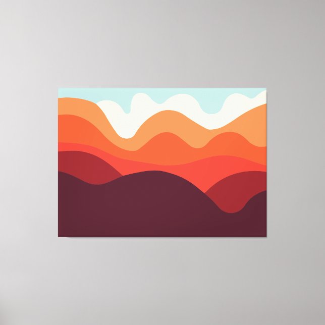 Minimalist Landscape 190821(02) Canvas Print (Front)
