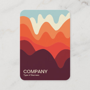 Minimalist Landscape 191021(02) Vertical Business Card