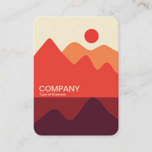 Minimalist Landscape 191021(03) Vertical Business  Card