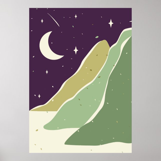 Minimalist landscape poster (Front)