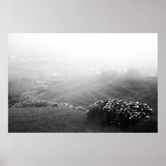 Minimalist landscape poster
