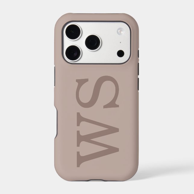 Minimalist Large Monogram Initial Quiet Luxury (Back)