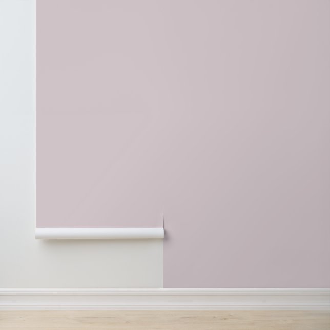 Minimalist Lavender Blush solid plain elegant chic Wallpaper (Application)