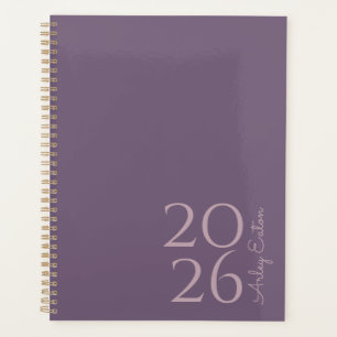 Minimalist Lavender Custom Personal Monthly Planner