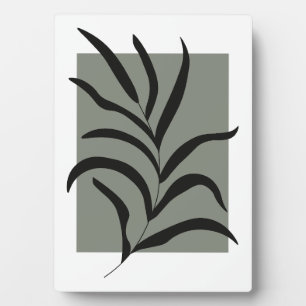 Minimalist Leaves Plaque