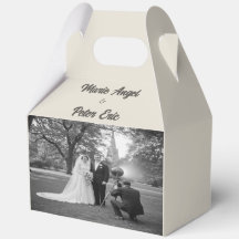 Minimalist Lettering Warm Neutral 2 Photo Wedding