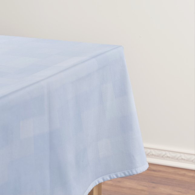 Minimalist Light blue modern abstract pattern Tablecloth (In Situ)