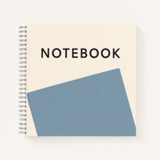 Minimalist Light Blue Notebook
