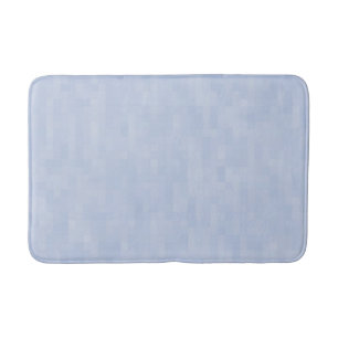 Minimalist Light blue pattern Bath Mat